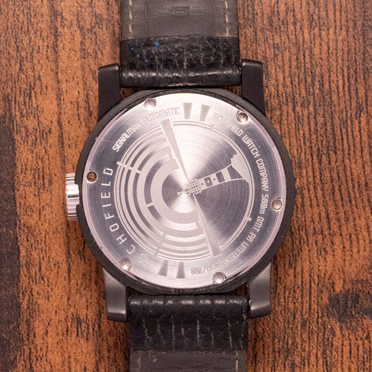 2013 Schofield Signalman DLC GMT PR Black Limited to 100