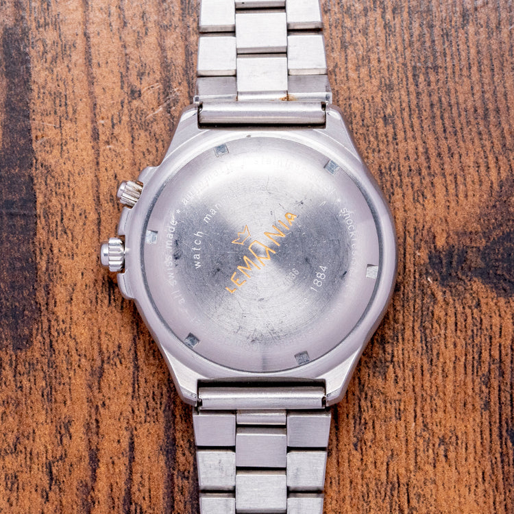 1990s Lemania Elvström Regatta Automatic Blue on Bracelet 8734