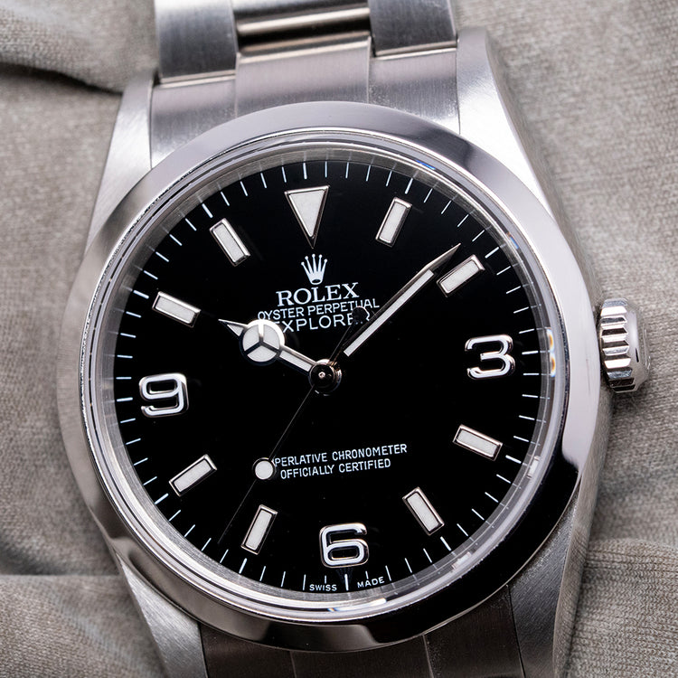 2005 Rolex Explorer I 36mm on SEL Bracelet 114270