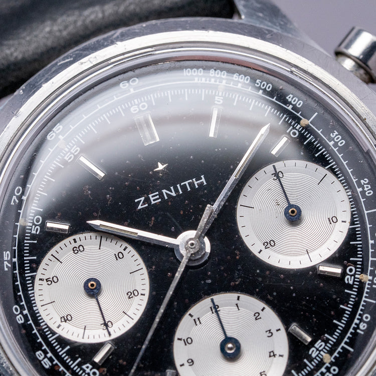 1960s Zenith Black Chronograph Cal. 146 HP 38mm AH2711