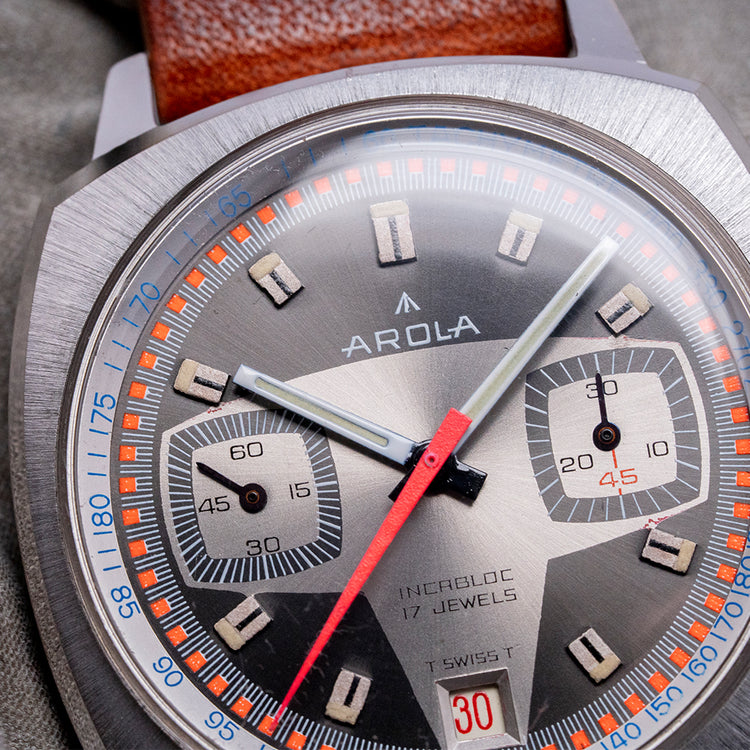 1970s Arola 'Camaro' Chronograph 37mm Valjoux 7734