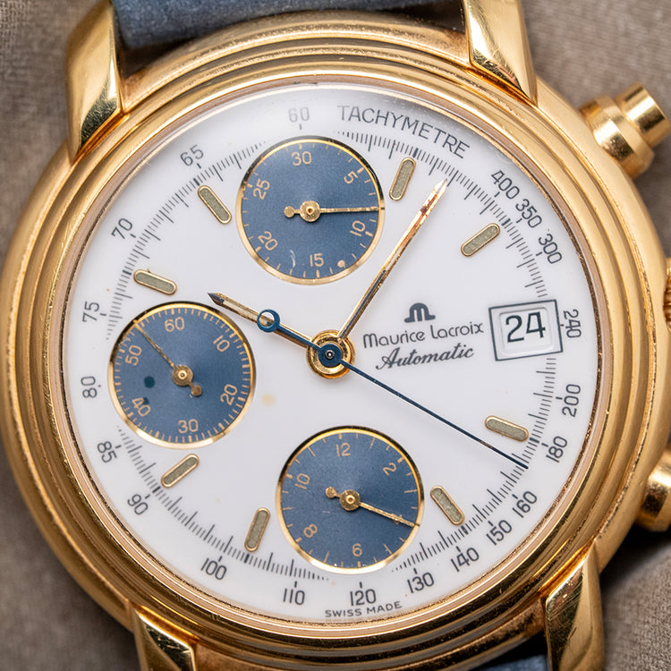 1990s Maurice Lacroix Croneo Automatic ETA 7750 38mm