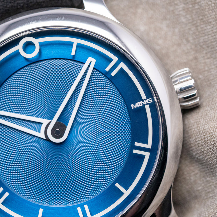 2022 Ming 17.09 Blue Dial Automatic 38mm on Strap