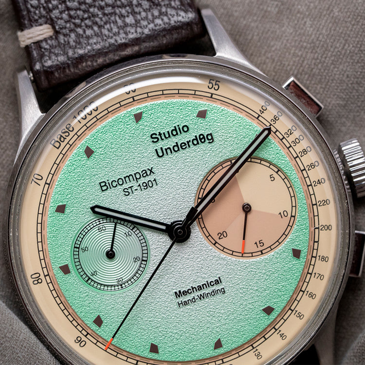 2020s Studio Underd0g Series 01 Mint Ch0c Chip Chronograph