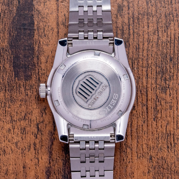 2022 King Seiko Brushed Grey Dail 37mm Automatic SPB281J1