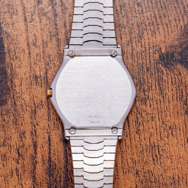 2000s Ebel Sport Wave Steel & Gold Ultra-Thin Quartz 34mm
