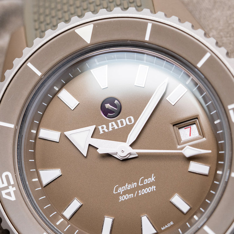 2022 Rado Captain Cook Olive-Green Ceramic Diver 43mm