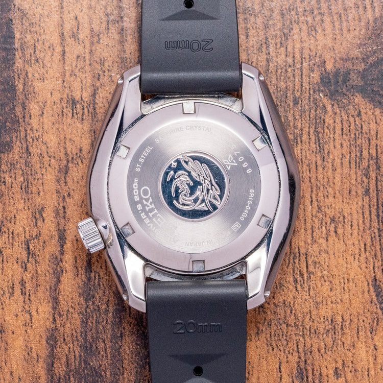 2018 Seiko Prospex Diver Black Automatic 43mm SPB077J1