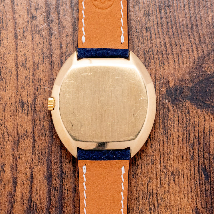 1976 Gübelin 18ct Gold Special-Time Blue Dial 36.5mm