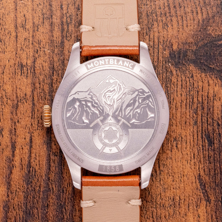 2024 Montblanc 1858 40mm Steel & Bronze Bezel 117833
