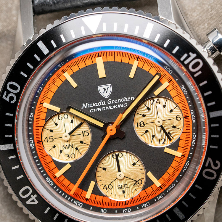 2024 Nivada Chronoking “Paul Newman” Orange 38mm