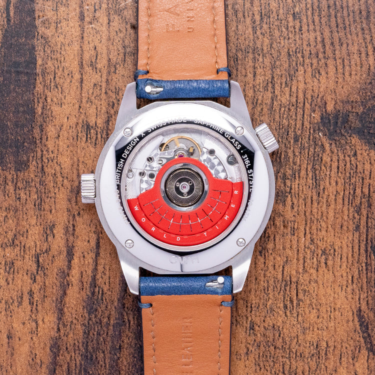 2022 Farer Roché World Timer Blue Automatic 39mm