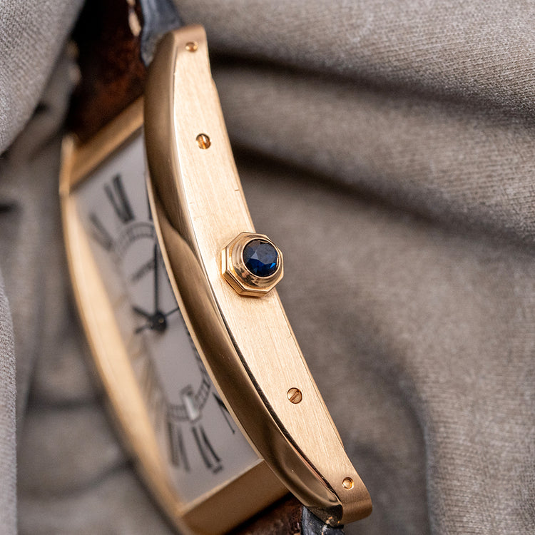 2000s Cartier Tank Americaine XL Yellow Gold Automatic W2603156