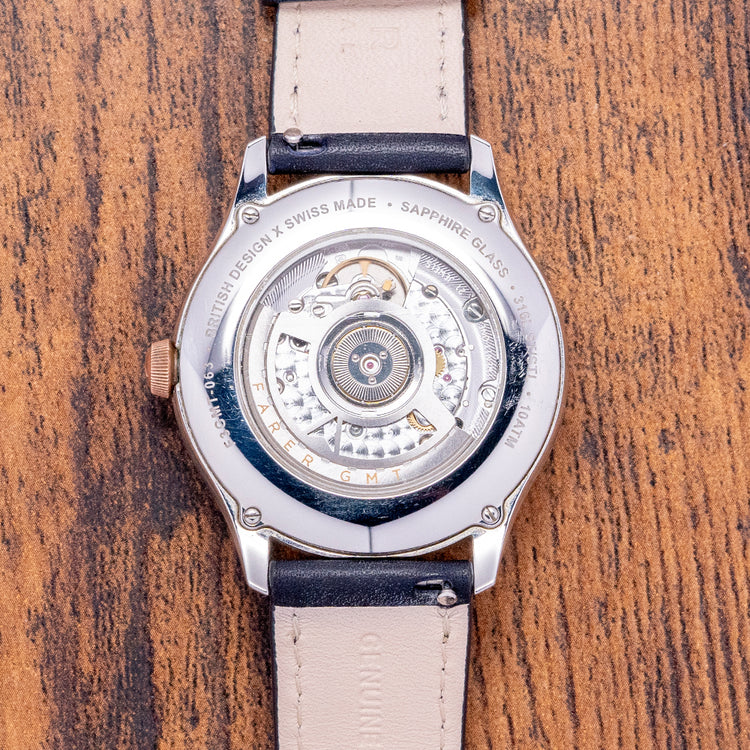 2018 Farer Ponting GMT 39mm Silver Dial Automatic