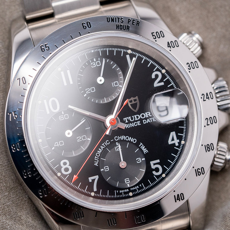 1998 Tudor Prince Date 'Pre-Tiger' 40mm Black Set 79280