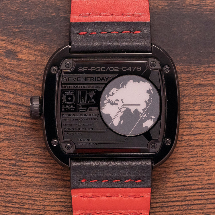 2020 SevenFriday P3C/02 "RACER III" Black Automatic