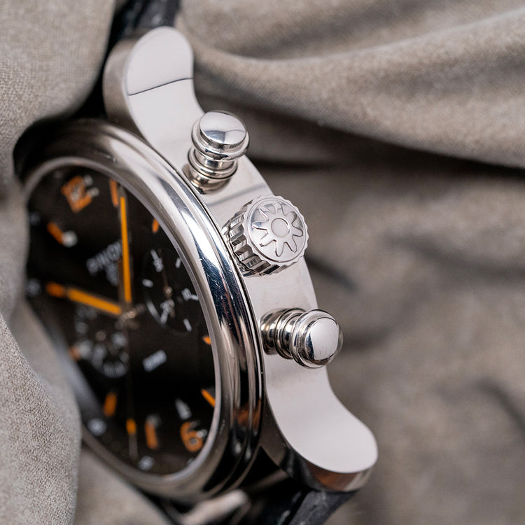 2017 Pinion R-1969 Orange Manually Wound Chronograph 43mm