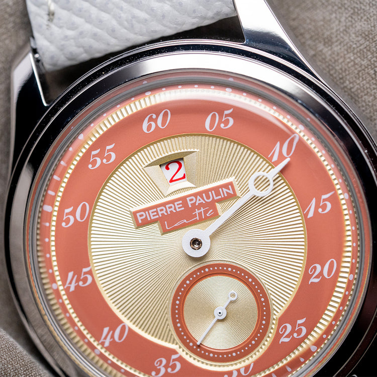 2025 Pierre Paulin Jumping Hour Automatic 'Beige Red' 38mm