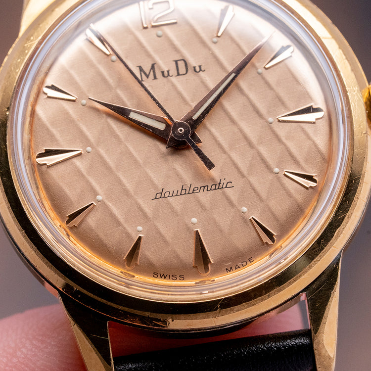 1960s MuDu Doublematic Textured Dial Automatic 32mm