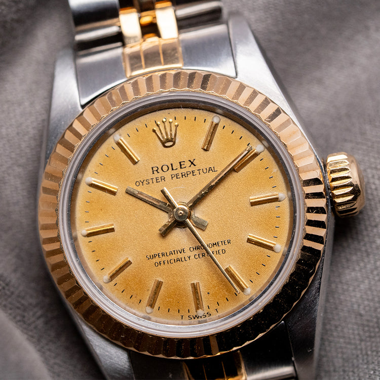1991 Rolex Oyster Perpetual 26mm Steel & Gold 67193