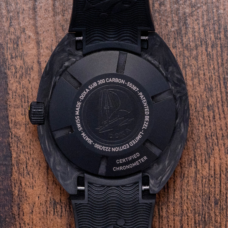 2022 Doxa SUB 300 Sharkhunter Carbon Aqua Lung Yellow