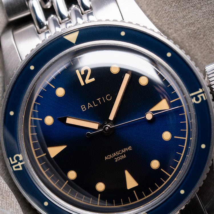 2019 Baltic Aquascaphe Classic Blue Gilt on BOR 39mm