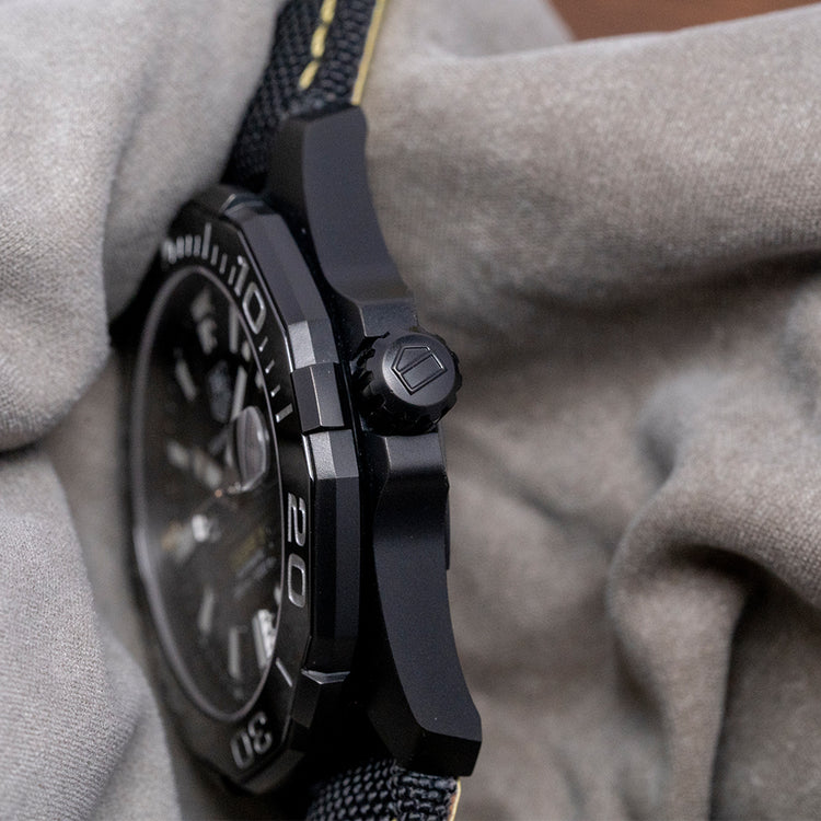 2022 TAG Heuer Aquaracer Automatic Black 41mm WAY218A-0