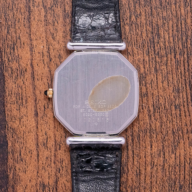 1980 Seiko Quartz "Connaisseur" Gold Bezel 6020-5360