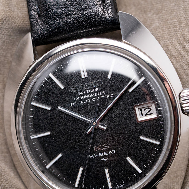 1970 Seiko 'Superior' King Seiko Hi-Beat 37mm Black Dial 4502-8010