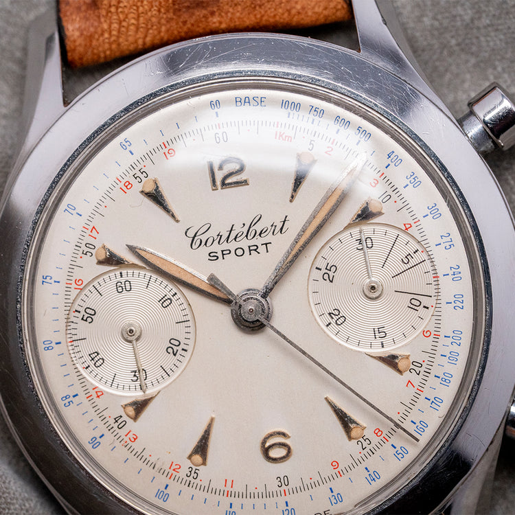 1950s Cortébert 'Sport' Chronograph 35mm Valjoux 23