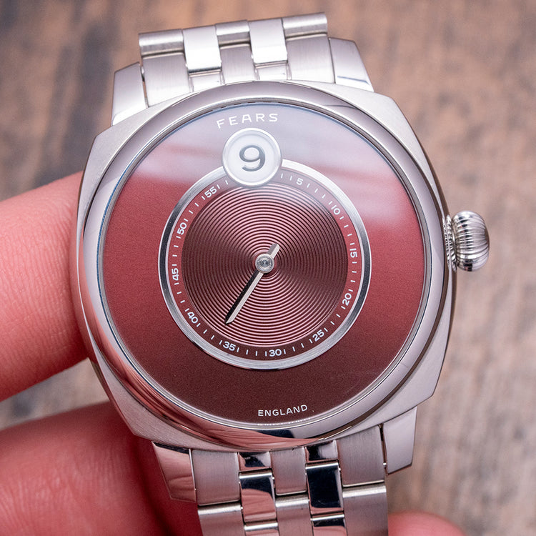 2023 Fears Christopher Ward Alliance 01 Jump Hour Red Dial