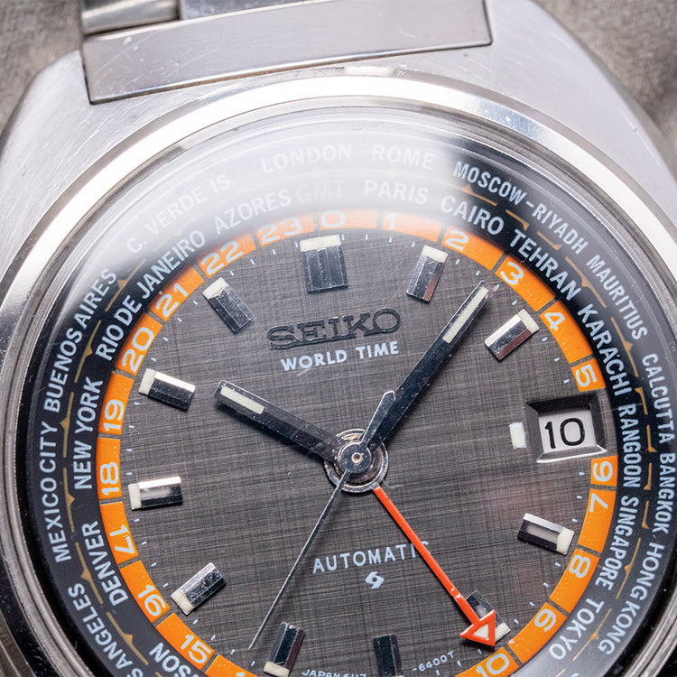 1974 Seiko World Time GMT Automatic on Bracelet 6117-6400