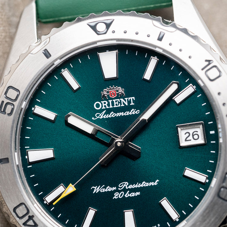 2026 Orient Mako 40mm Automatic Green Dial on Strap