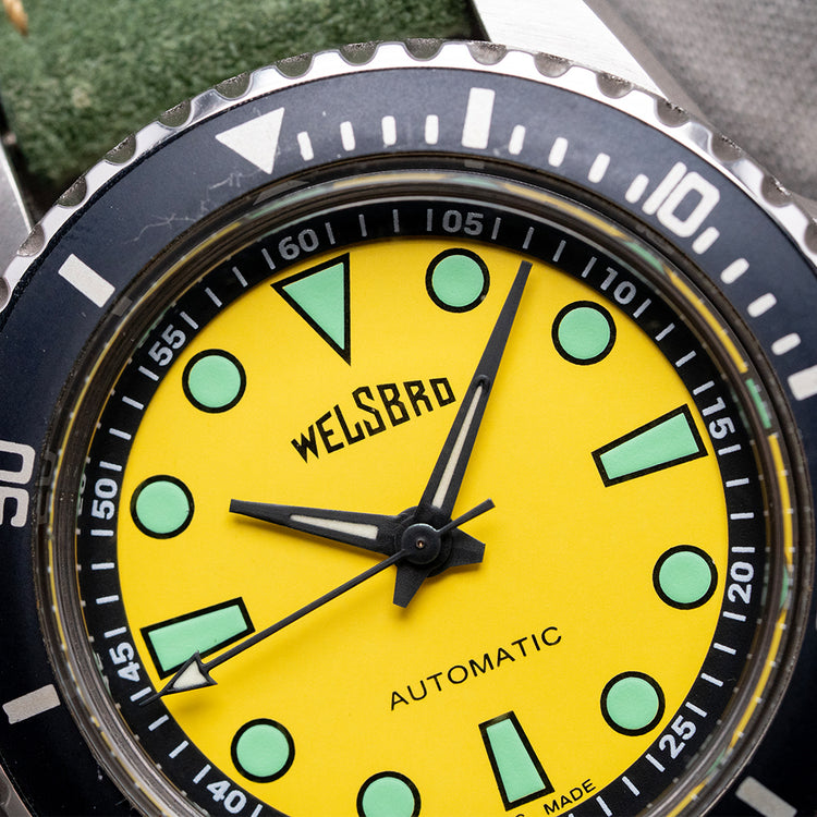 2020s Welsbro Lemon Lime Soda Diver 'Monnin' Automatic 37mm