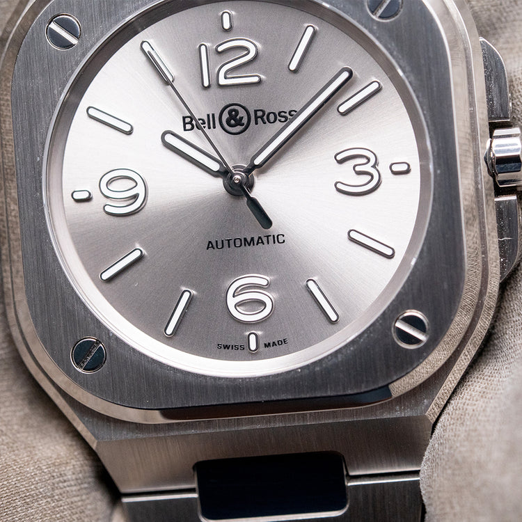 2026 Bell & Ross BR 05 Grey Dial Automatic on Bracelet 36mm