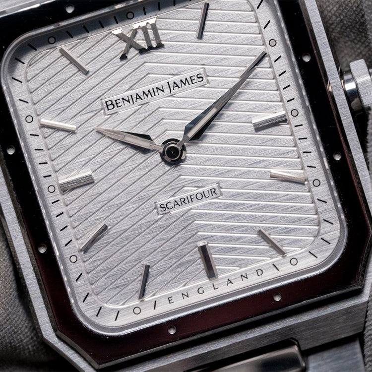 2024 Benjamin James Scarifour Classic Silver Quartz 31mmx40mm