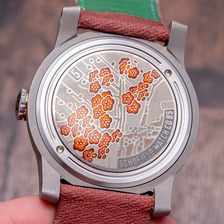 2023 Schofield B5 Japanese Sakura Automatic 44mm