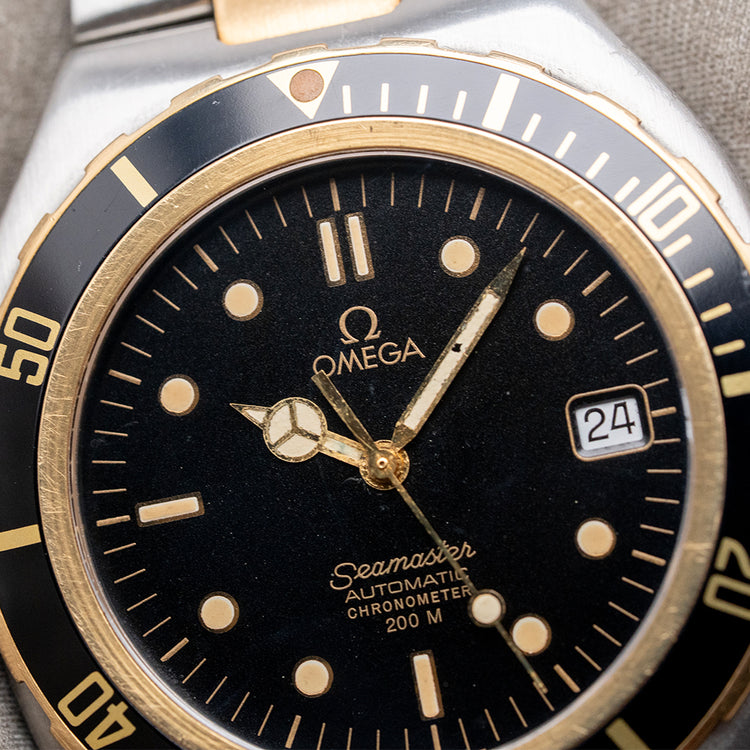 1985 Omega Seamaster 200 Pre-Bond Steel & Gold 39mm 366.1041