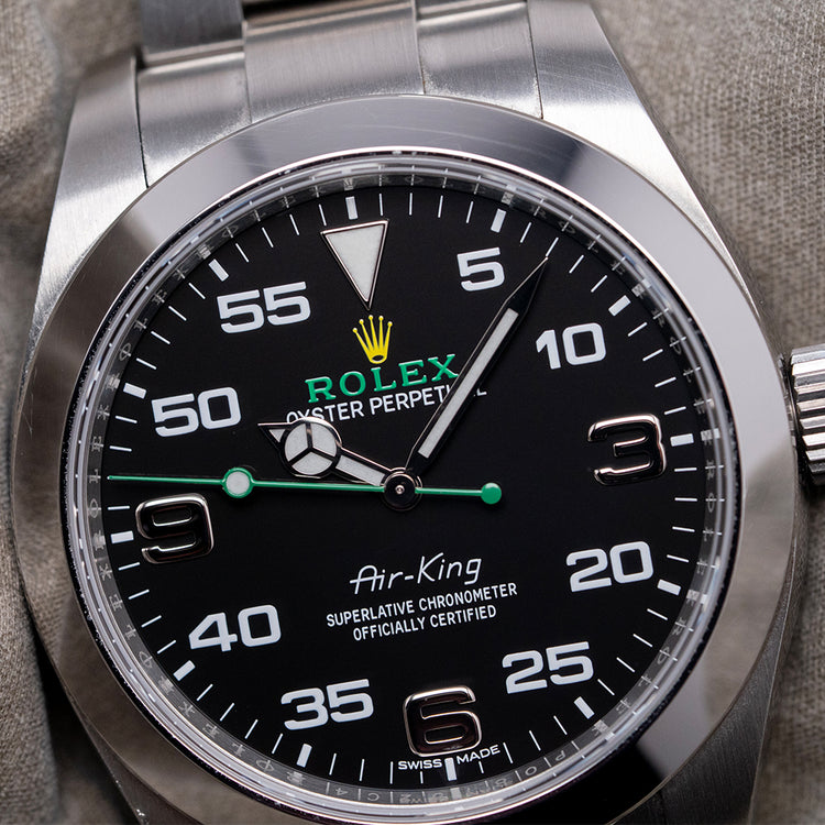2022 Rolex Air King 40mm Black Dial Discontinued 116900