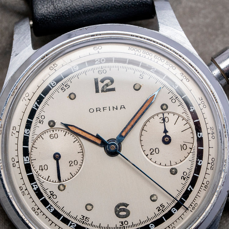 1950s Orfina Chronograph Oversized Pushers 36mm Venus 175