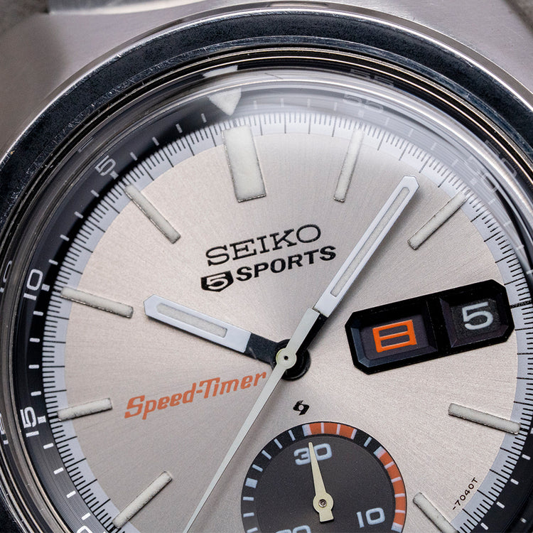 1971 Seiko 5 Sports SpeedTimer Chronograph 41mm 6139-7020