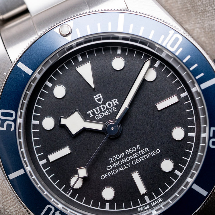 2020 Tudor Heritage Black Bay Blue Bezel 41mm Stickered 79230B