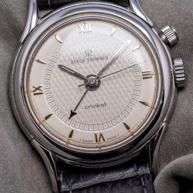 2001 Revue Thommen Cricket Alarm 35mm Box & Papers