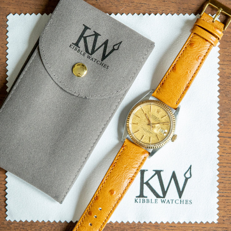 1985 Rolex Datejust 36mm Steel & Gold Linen Dial 16013