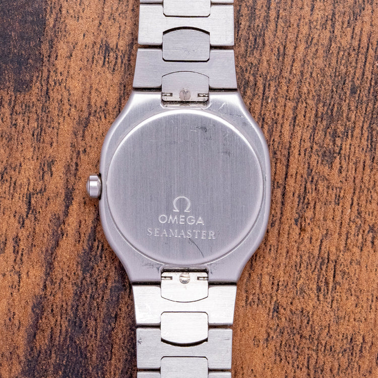 1986 Omega Seamaster Polaris Two-Tone Owl Dial on Bracelet 396.1022