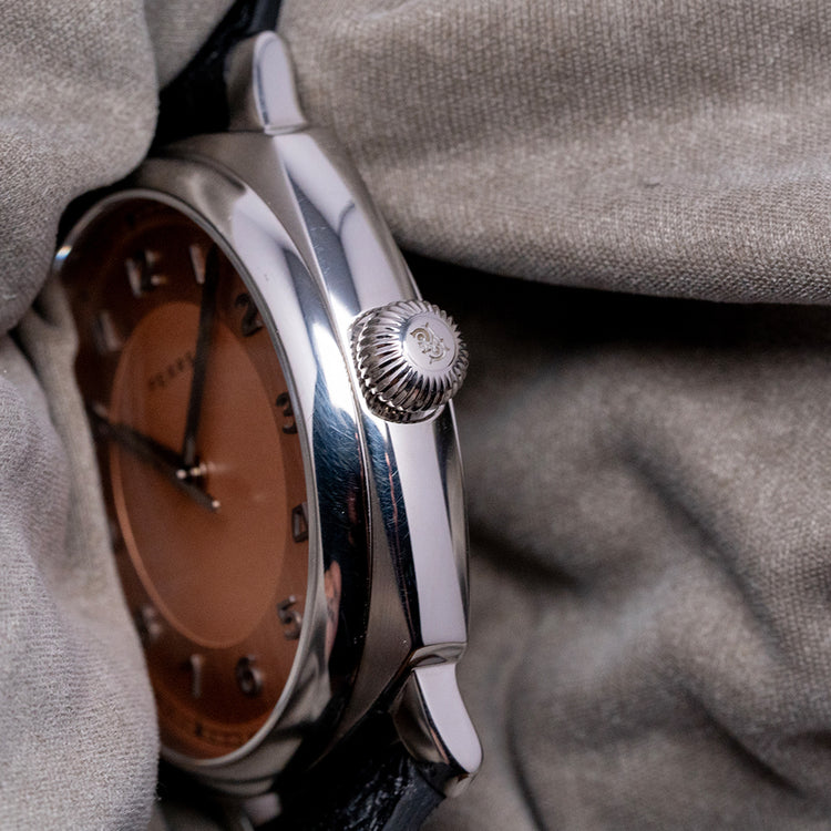 2024 Fears Brunswick 40mm Copper Salmon Automatic