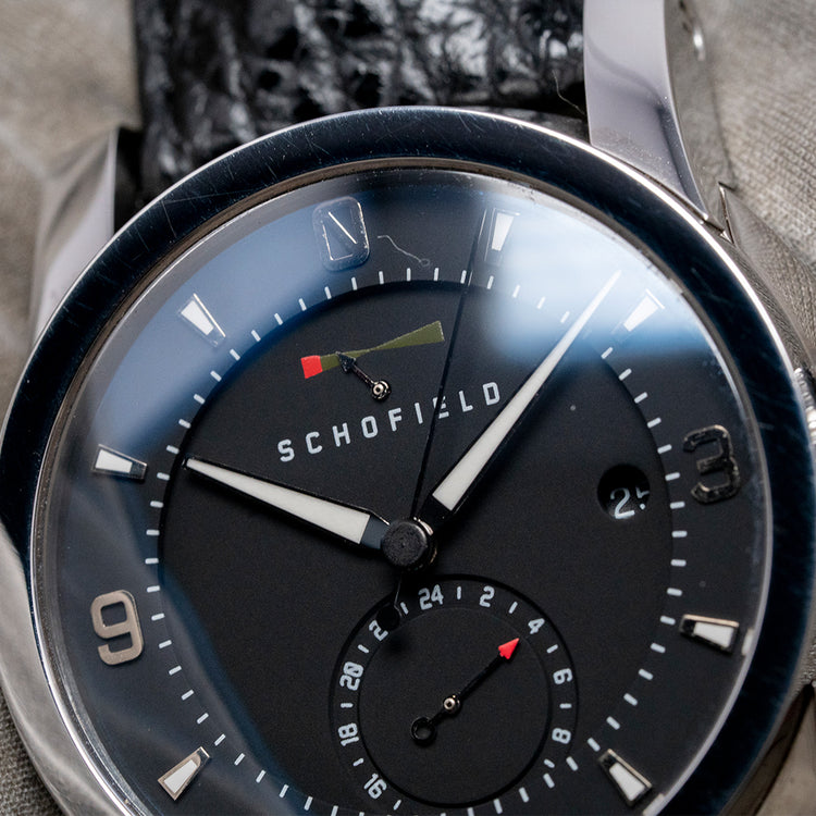 2012 Schofield Signalman GMT Polished Limited Edition 44mm