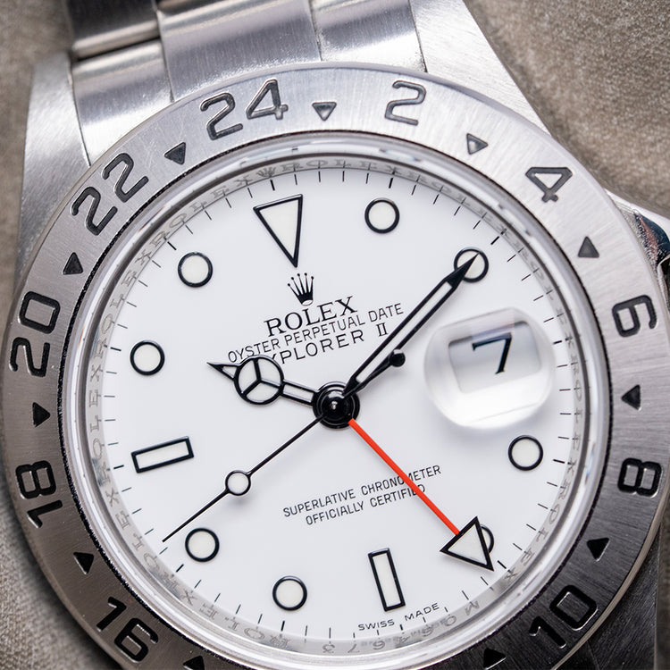 2007/08 Rolex Explorer II Polar White Dial 40mm SEL 16570