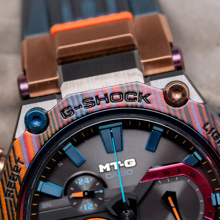 2021 Casio G-Shock 'Rainbow Mountain' Solar MTG-B2000XMG-1AER