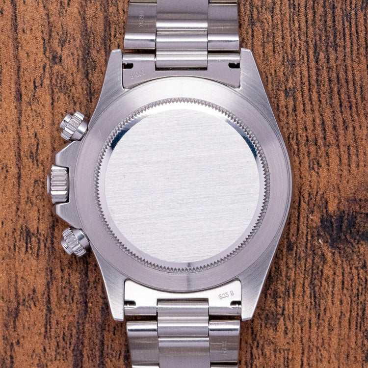 1998 Rolex Zenith Daytona White 40mm 16520 on Bracelet